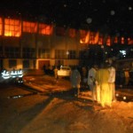 Incendie poste de Bukavu, vue de l'extérieur 03.09.2011