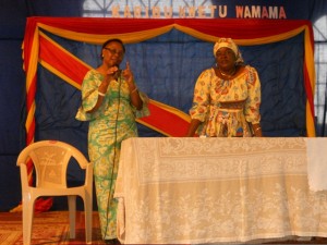 Mlle Mathilde Muhindo et Mme Espérance HENDWA clôturent les manifestations