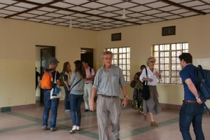 La délégation visite les homes en chantier