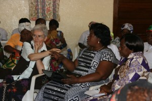 Madame Solange LWASHIGA, Secrétaire exécutive du Caucus des femmes 