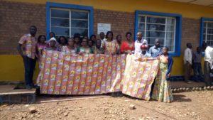 La délégation du Mouvement Rien Sans les Femmes et les agents du territoire de Ngweshe
